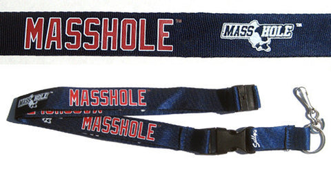 Masshole - Blue & Red Lanyard