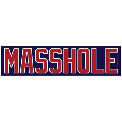 Masshole - Red & Blue Sticker